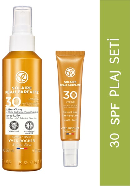 Orijinal Boy 30 SPF Vücut Güneş Kremi, 30 SPF Yüz Güneş Kremi Seti