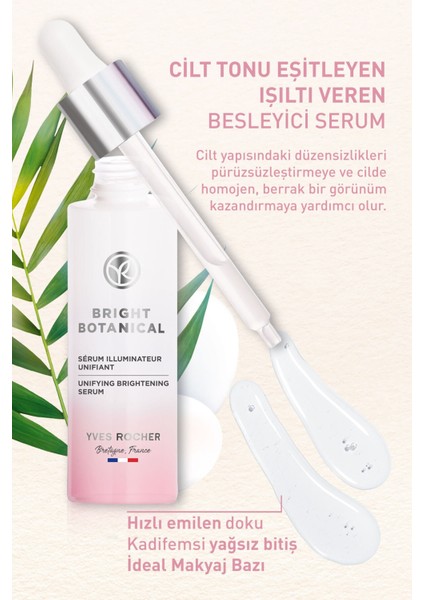 Yves Rocher Leke Ve Kırışık Karşıtı Bitkisel Bakım Bright Botanical - Niacinamide & C Vitamini Serum - 30ml