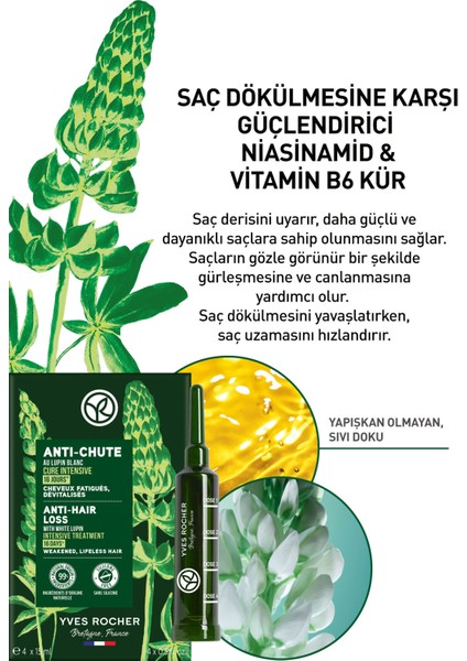 Yves Rocher Saç Dökülmesine Karşı (anti-chute) Güçlendirici Niacinamide&vitamin B6 Kür - Vegan-60 Ml 52095