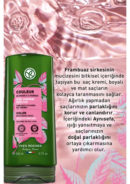 Yves Rocher Boyalı Saçlar Için (couleur) Renk Koruyucu Saç Kremi - Vegan-200 Ml