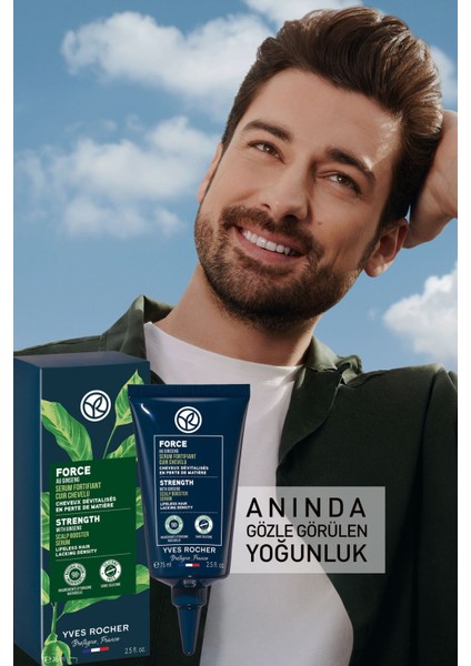 Yves Rocher Saç Dökülmesine Karşı (Anti- Chute) Güçlendirici Ginseng Serum - Vegan-75 ml