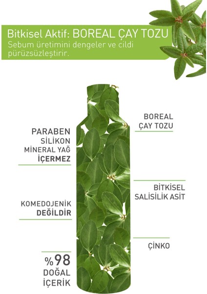 Yves Rocher Akne Eğilimli Cilt- Sebo Pure Vegetal Tonik-bitkisel Salisilik Asit&sitrik Asit