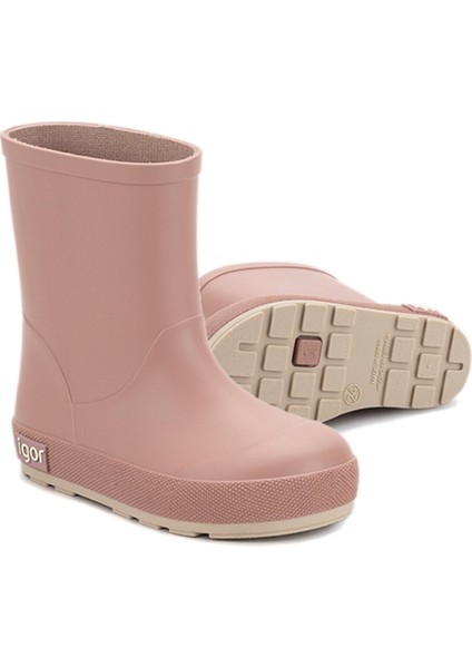 W10294 Yogı Dk Pembe Kız Çocuk Yağmur Çizmesi