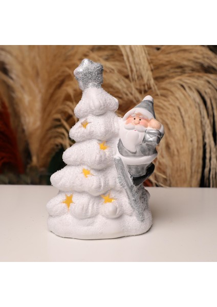 Işıklı Sereamik Noel Baba Bbilo