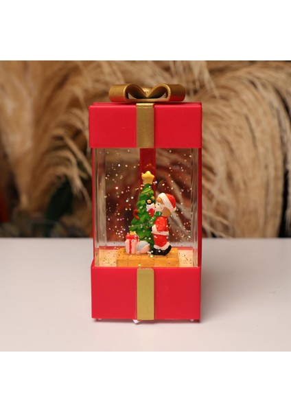 Hediye Paketi Tasarımlı Sevimli Çocuklar Yılbaşı Küre