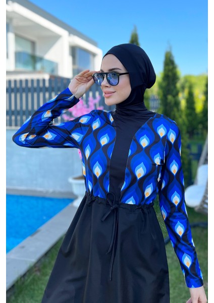 Damla Tasarım Tam Kapalı Tesettür Mayo R059