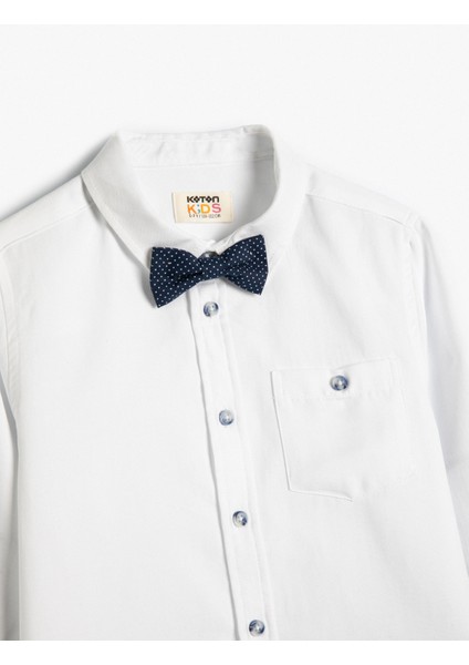 Papyonlu Uzun Kollu Gömlek Cep Detaylı modelleri