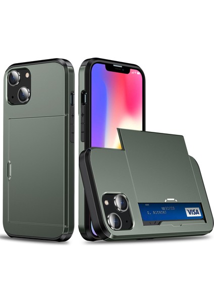 Iphone 14 Için Kart Sahibi Telefon Kasası. (Yurt Dışından)