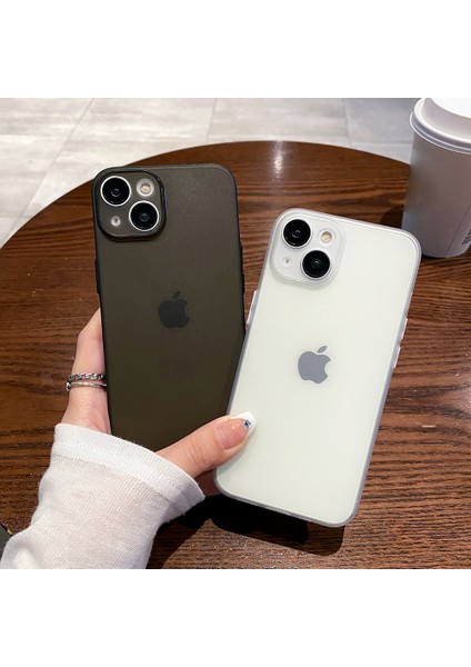 Iphone 14 Için Slim Matte Case Tpu Hassas Kesim Yumuşak Geri Koruyucu Telefon Kapak Pembe (Yurt Dışından)