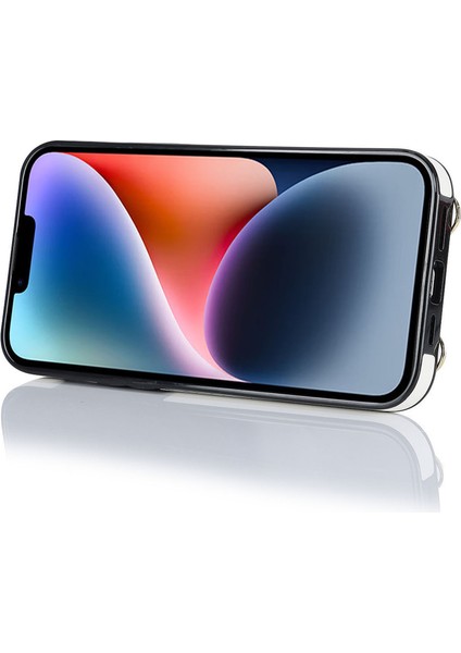 Iphone 14 Için Ring Kickstand Case Plus Fermuar Cüzdanı Pu Deri Kaplamalı Tpu Cep Telefonu Kapak Morası (Yurt Dışından) modelleri