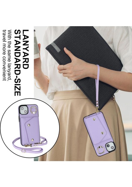 Iphone 14 Için Ring Kickstand Case Plus Fermuar Cüzdanı Pu Deri Kaplamalı Tpu Cep Telefonu Kapak Morası (Yurt Dışından) indirimleri