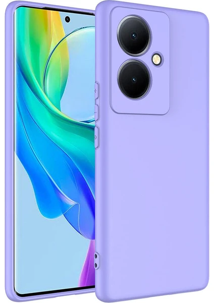 Case 4u Vivo V29 Lite 5g Uyumlu Kılıf Kamera Korumalı Içi Kadife Logosuz Mara Lansman Silinebilir Kılıf Lila