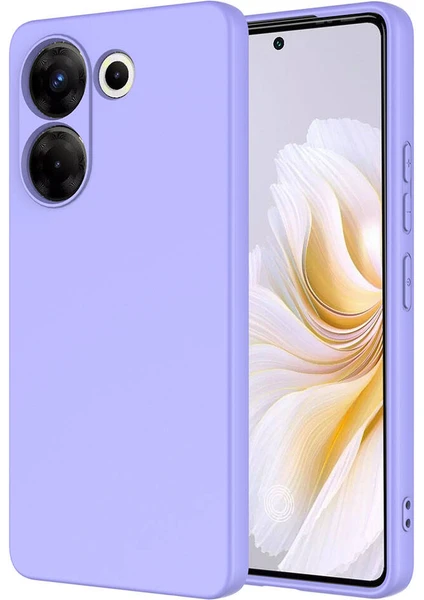 Case 4u Tecno Camon 20 Pro 4g Uyumlu Kılıf Kamera Korumalı Içi Kadife Logosuz Mara Lansman Silinebilir Kılıf Lila