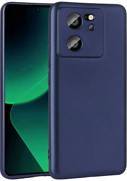 Case 4u Xiaomi Mi 13T Pro Kılıf Kamera Korumalı Klasik Mat Renkli Yumuşak Premier Silikon Lacivert