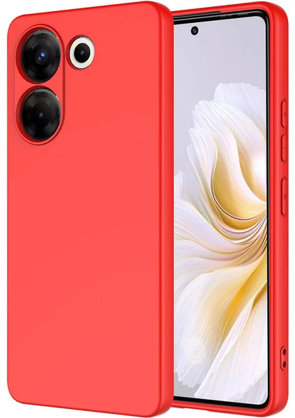 Case 4u Tecno Camon 20 Pro 5g Uyumlu Kılıf Kamera Korumalı Içi Kadife Logosuz Mara Lansman Silinebilir Kılıf Kırmızı