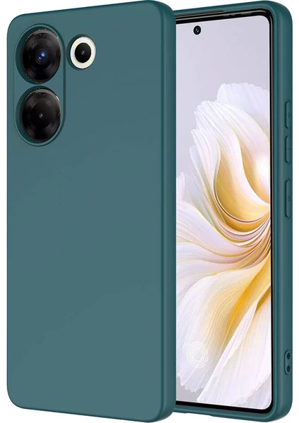 Case 4u Tecno Camon 20 Pro 5g Uyumlu Kılıf Kamera Korumalı Içi Kadife Logosuz Mara Lansman Silinebilir Kılıf Koyu Yeşil