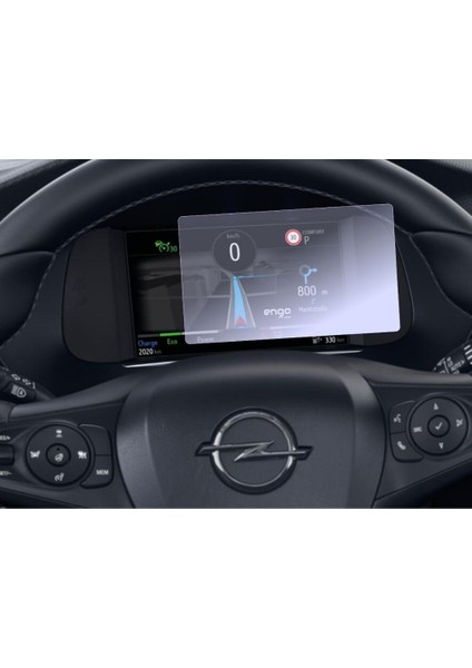 Opel Corsa Elektrikli Gs 7" Dijital Gösterge Ekran Koruyucu Şeffaf modelleri