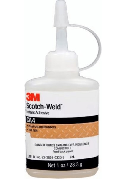 ™ Scotch-Weld™ CA4 Hızlı Yapıştırıcı, Şeffaf - 30 gr fiyatları
