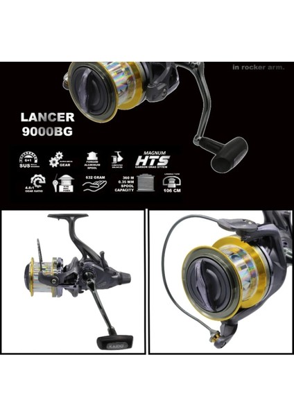 Lancer 9000 Bait Runner Surf Olta Makinesi
