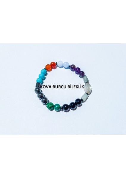 Kova Burcu Doğal Taş Bileklik