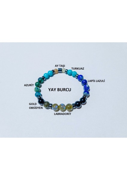 Yay Burcu Doğal Taş Bileklik fiyatları