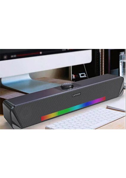 Thinkplus Masaüstü Bluetooth +Aux Soundbar Rgb Işıklı