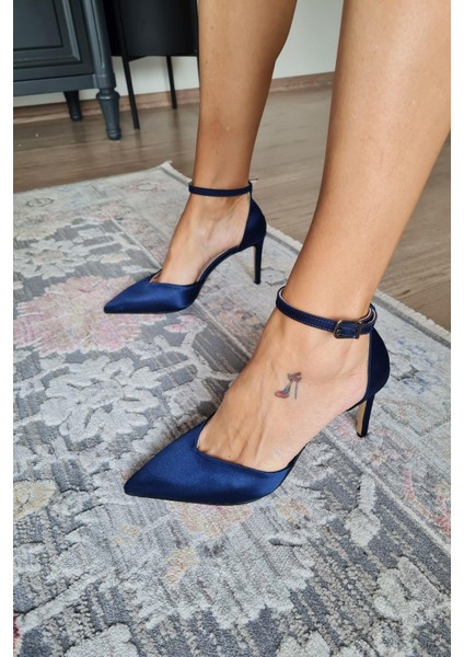 036 5469 Topukla Kadın Stiletto Bilekden Bağlamalı Abiye Ayakkabı fiyatları