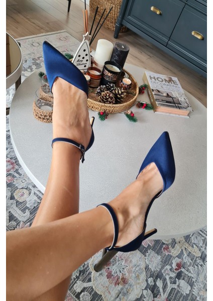 036 5469 Topukla Kadın Stiletto Bilekden Bağlamalı Abiye Ayakkabı fırsatları