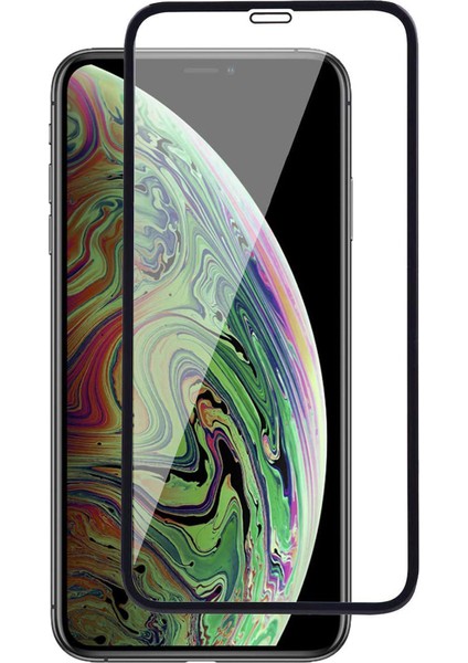 Apple Apple iPhone Xs Max Kırılmaz Cam 5d Premium Safir Curve Tam Kaplayan Kavisli Ekran Koruyucu