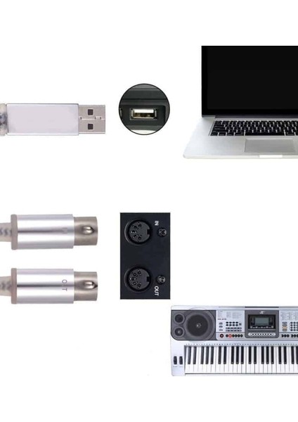 Midiport USB Midi Kablosu