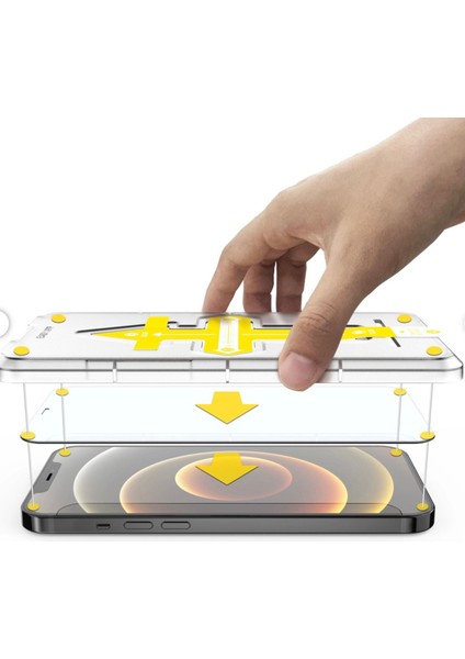 Apple iPhone 13 Pro Max Uyumlu Ekran Koruyucu Cam Premium Maker