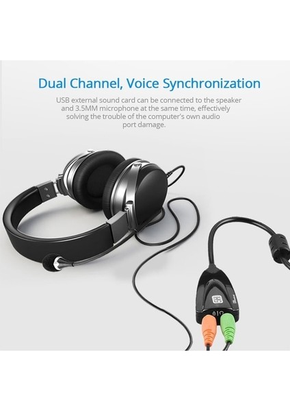 USB To Ses Kartı Sanal 7.1 Series 5hv2 12 Kanal Ekolayzer fırsatları