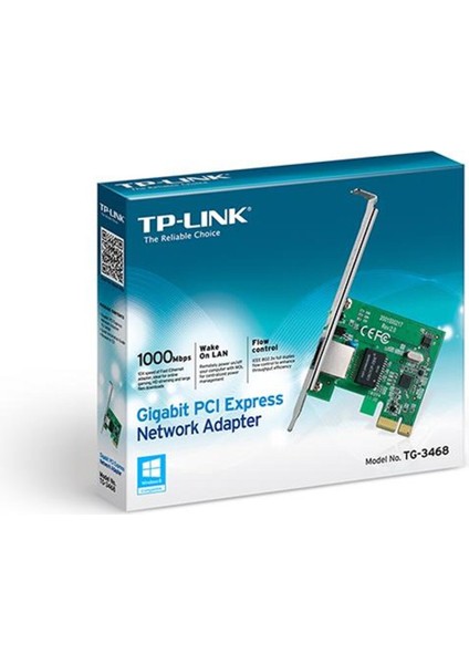 Tp-Lınk TG-3468 10/100/1000 Pcı-Ex Ethernet Kartı