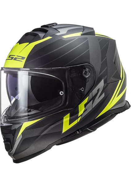 Stormm 2 Nerve Mat Siyah-Neon Sarı Kask