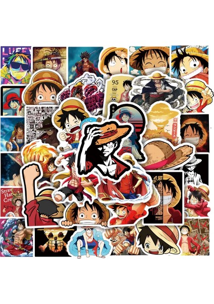 One Piece Anime Manga Sticker Seti