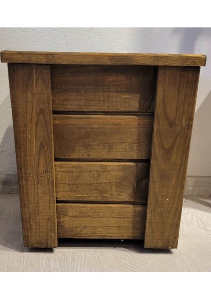 Ahşap 30 cm x 30 cm Ahşap Saksı modelleri