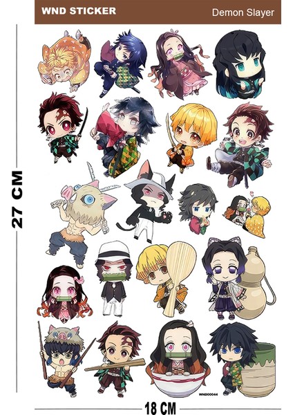 Demon Slayer Sticker Seti