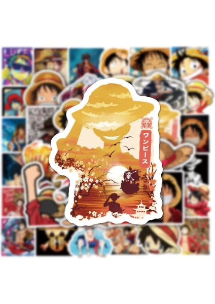 One Piece Anime Manga Sticker Seti modelleri