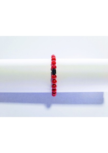 Mercan 6mm Doğal Taş Bileklik modelleri