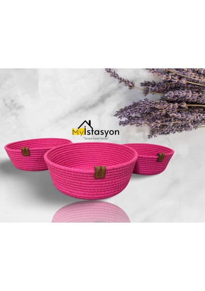 Hasır Sepet Takımı,jüt Halat Sepet,banyo Organizeri %100 Doğal Dikişli 3 Adet 16X18X20 cm fiyatları