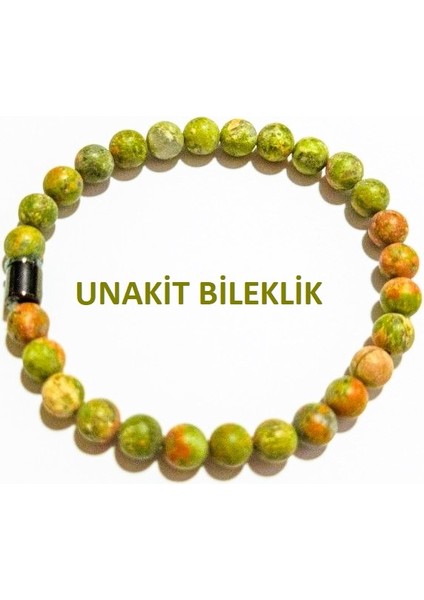 Unakit 6mm Doğal Taş Bileklik