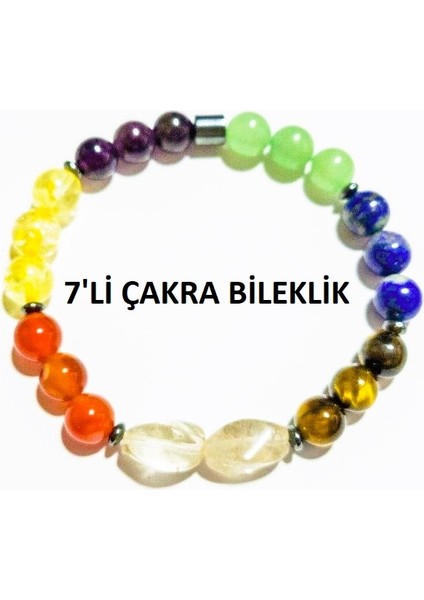 7 Çakra Doğal Taş Bileklik
