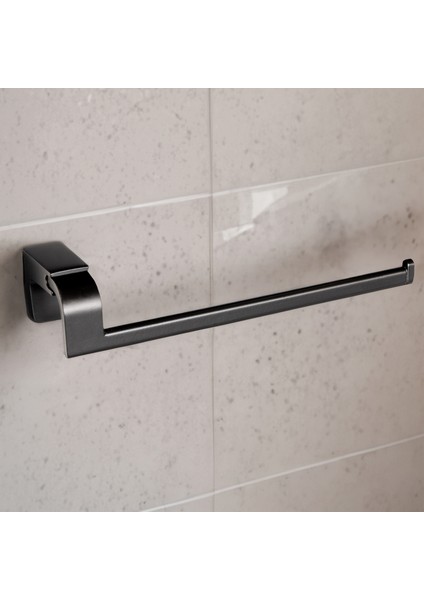 Banora Ikon Premium Kağıt Havluluk, Banyo , Mutfak, Pirinç Paslanmaz, Siyah
