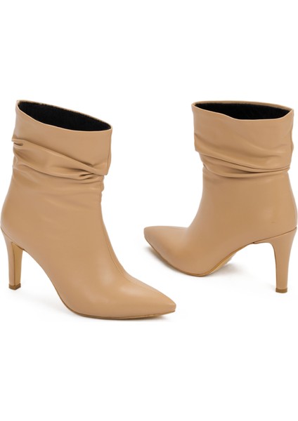 Kadın Sivri Burun Topuklu Bot