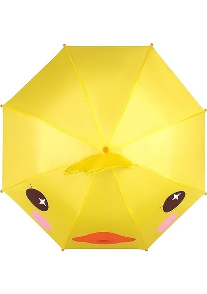 Ördek Karakterli Figürlü Kız Erkek Çocuk Şemsiye Hediyelik Ufak Boy Üç Boyutlu fırsatları