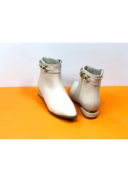 Kafkaslar Yeni Model 3 Cm Topuklu Kadın Kısa Bot