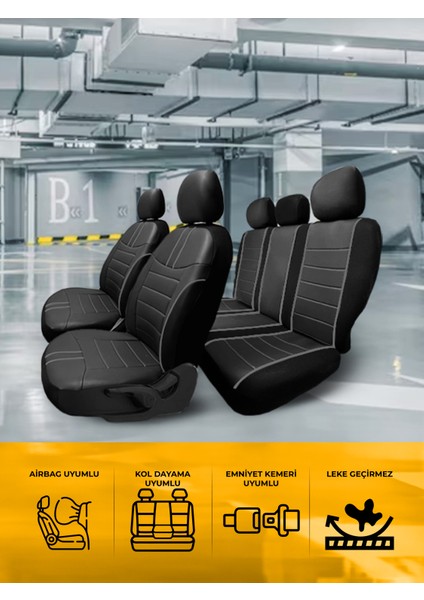 Daihatsu Terios Serisi Binek ve Tic. Araçlar Için Uyumlu Elegance Deri Modüler Koltuk Klf Set