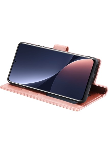 Xiaomi 12 Pro 5g /12S Pro 5g /12 Pro (Boyut) 5g Baskılı Mandala Potu Pu Deri Deri Şok Geçirmez Kapak Standı Tpu Iç Kabuk Strap-Rose Altın (Yurt Dışından) indirimleri