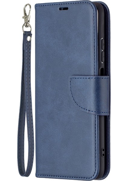 Pu Deri Şık Cüzdan Tasarım Akıllı Telefon Kasası Xiaomi Redmi Note 10 4g/not 10S/POCO M5S 4g-Blue (Yurt Dışından) fiyatları