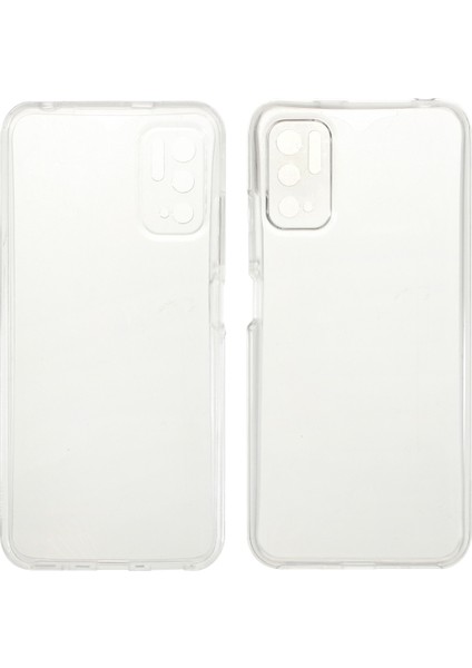 Pet Ön Kapağı+Tpu Edge+Akrilik Arka Panel Tam Koruma Telefonu Hibrit Kılıf Xiaomi Poco M3 Pro 4g/5g/redmi Note 10 5g (Yurt Dışından)